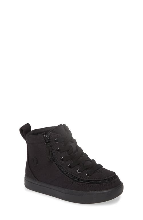 BILLY Footwear Kids' Classic Lace High Top Sneaker Black To The Floor at Nordstrom, M