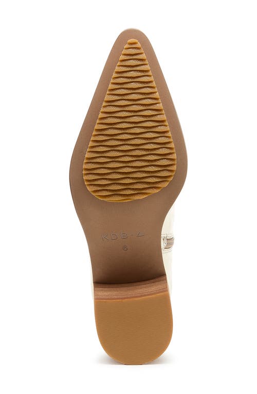 Kelsi Dagger Brooklyn Milly Pointed Toe Bootie In Washed Gold