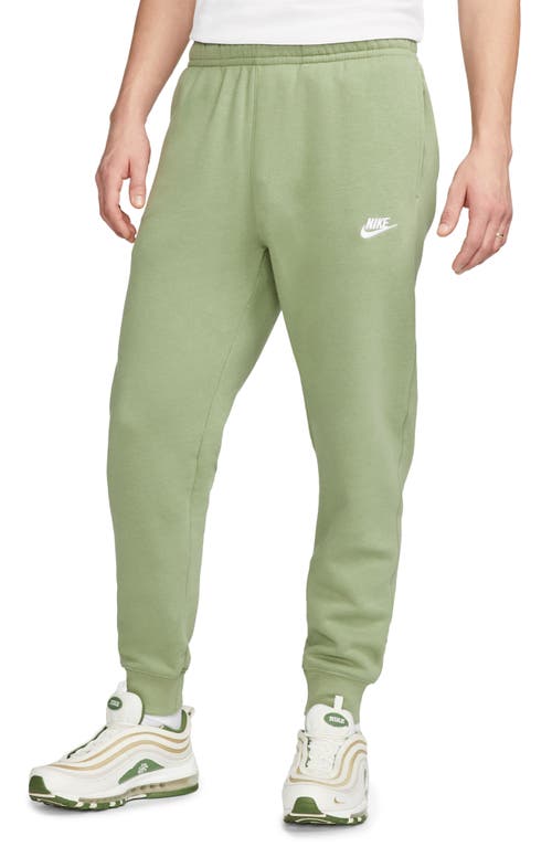 Nike Sportswear Club Pocket Fleece Joggers In Oil Green/white