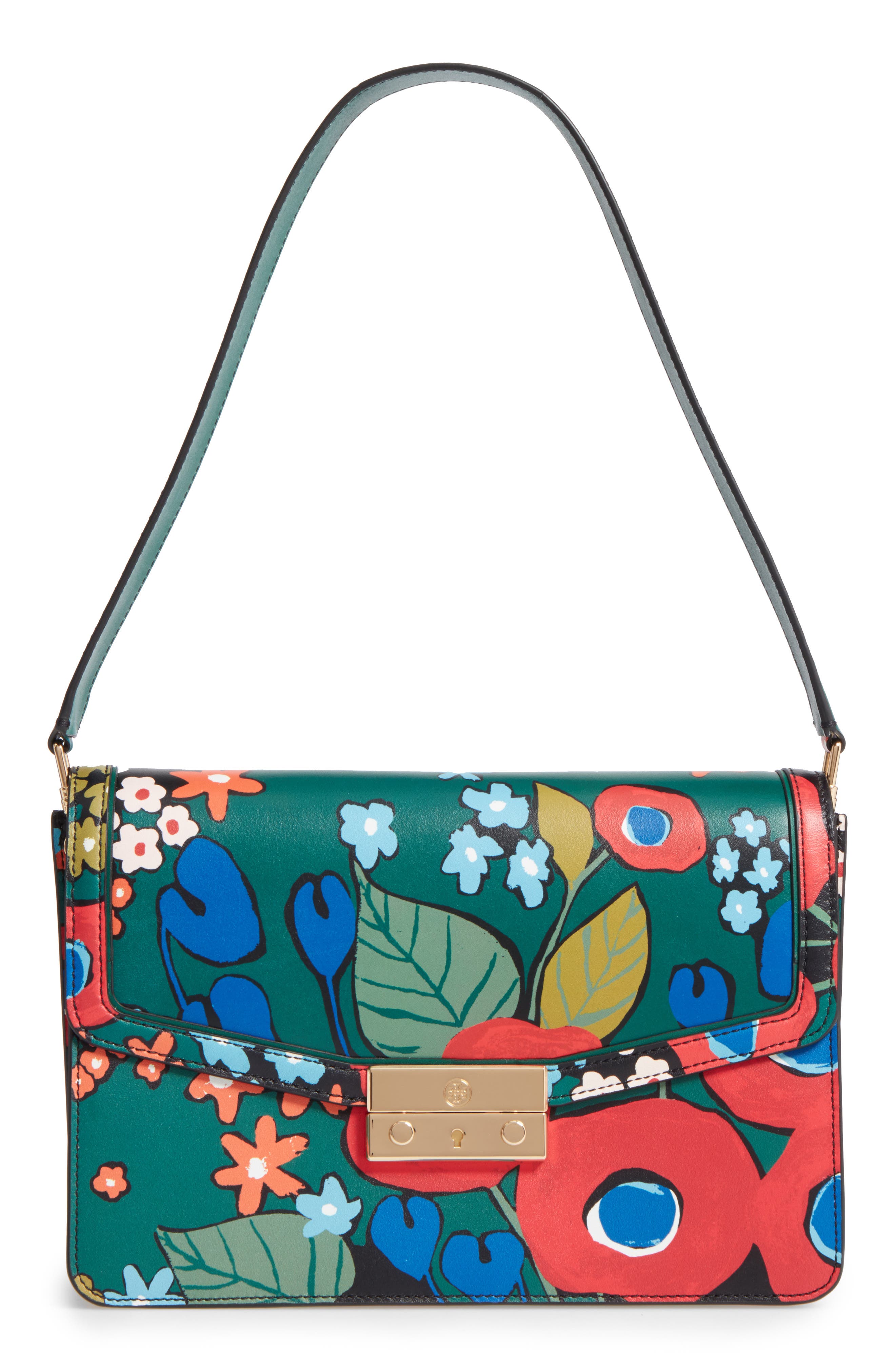 Tory Burch Juliette Flower Print Leather Shoulder Bag Nordstrom