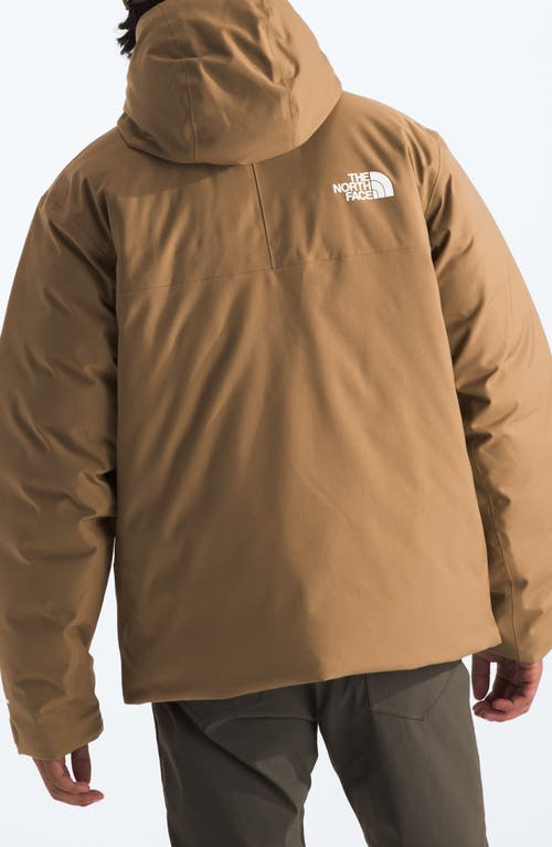 Shop The North Face Mtn Range Water Repellent Insulated Jacket In Utility Brown