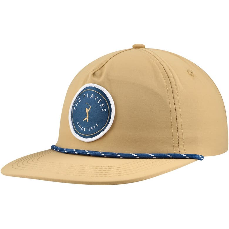 Shop Barstool Golf Khaki The Players Snapback Hat