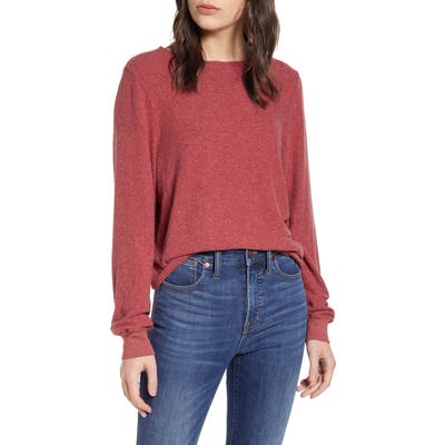 Wildfox Baggy Beach Jumper Pullover, Burgundy