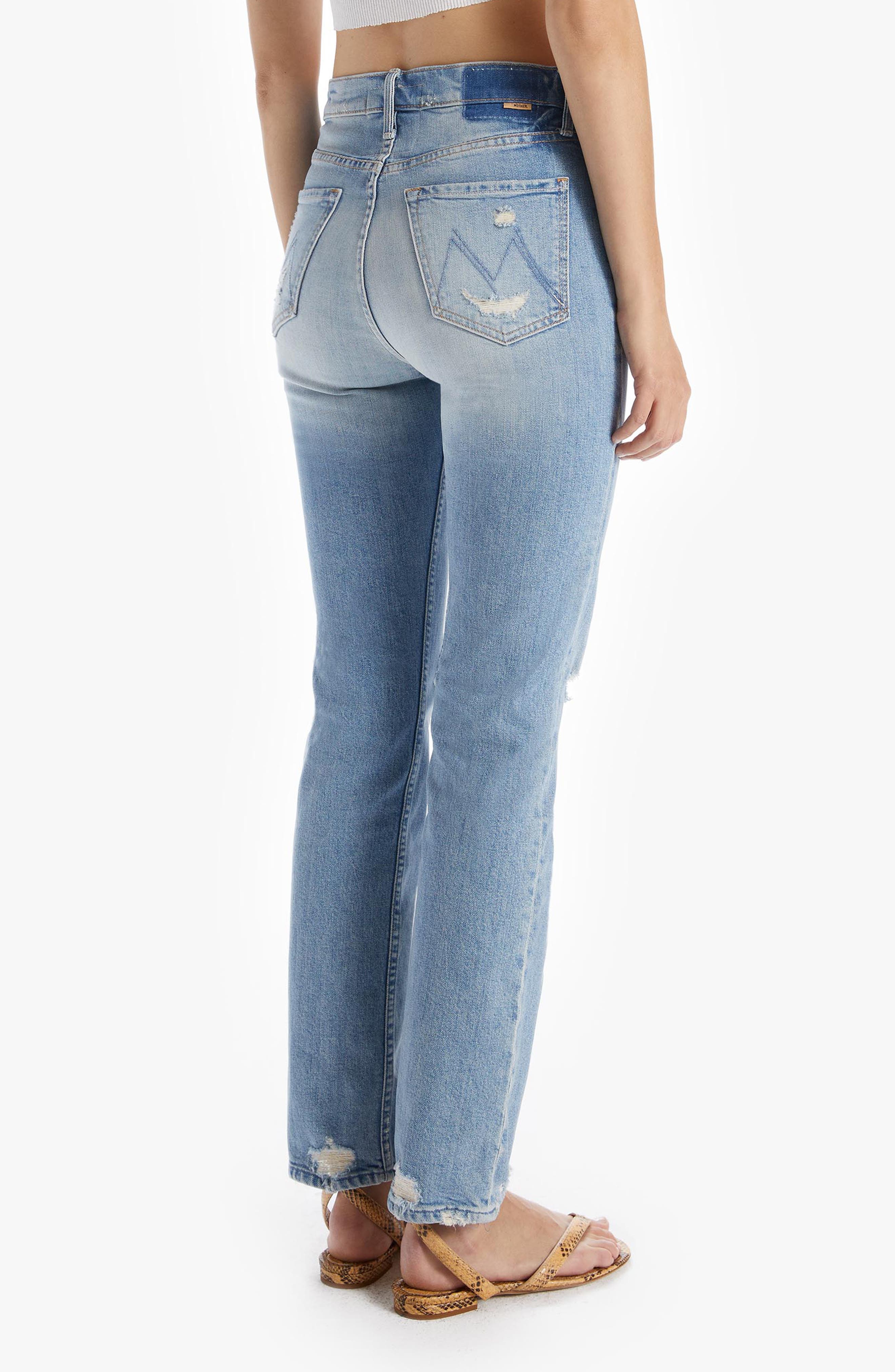 MOTHER Rider Skimp High Waist Straight 