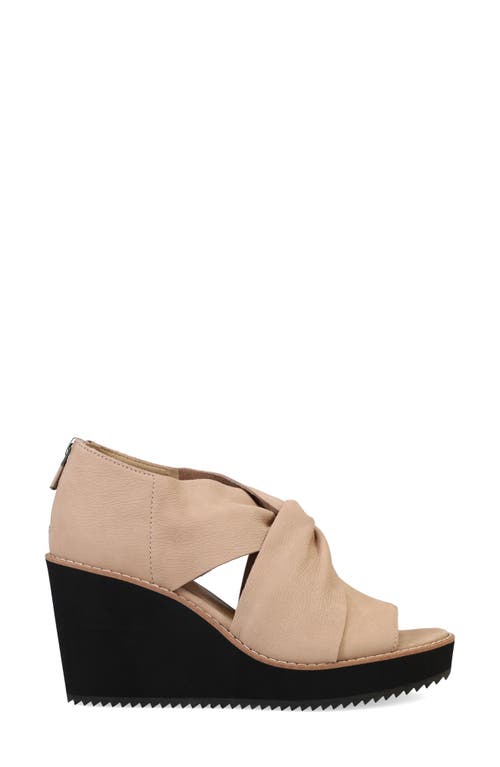 Shop Eileen Fisher Raja Platform Wedge Sandal In Stone