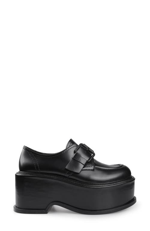 Zigi Artisan Fabby Platform Derby In Black Leather