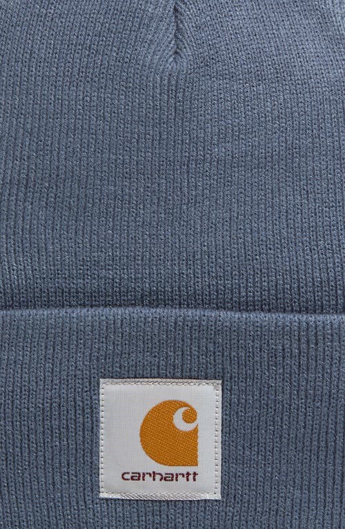 Shop Carhartt Work In Progress Short Watch Beanie In Positano