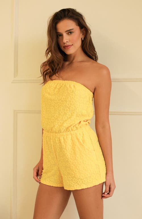 Shop Dippin Daisys Napa Bandeau Style Romper In Sunblock