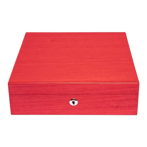 Rapport London Heritage Eight Watch Box In Red