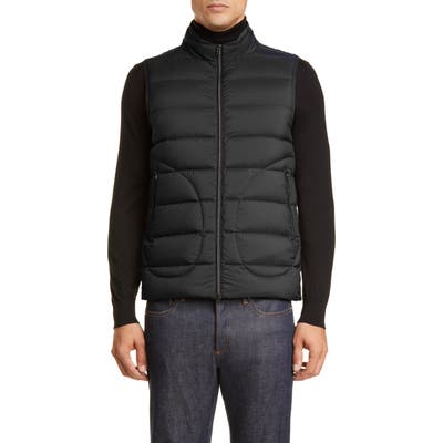 Herno Waterproof Down Puffer Vest, Black