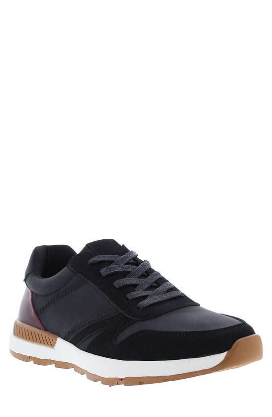 English Laundry Mateo Suede Sneaker In Black