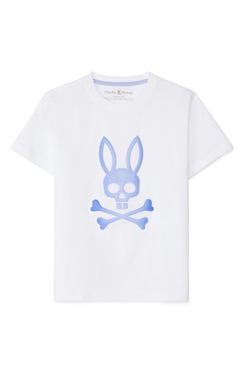Psycho Bunny Women Sports Bra Small Blue White Black Logo