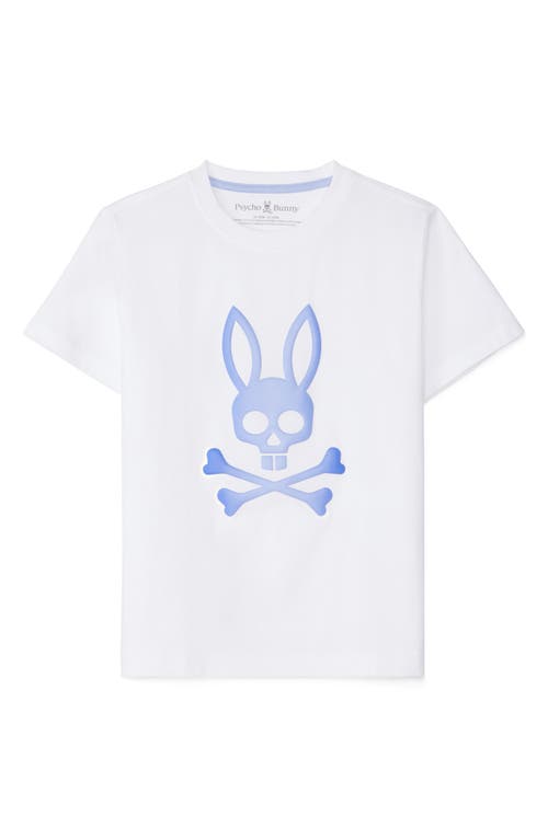 Psycho Bunny Kids' Norwood Graphic T-Shirt White at