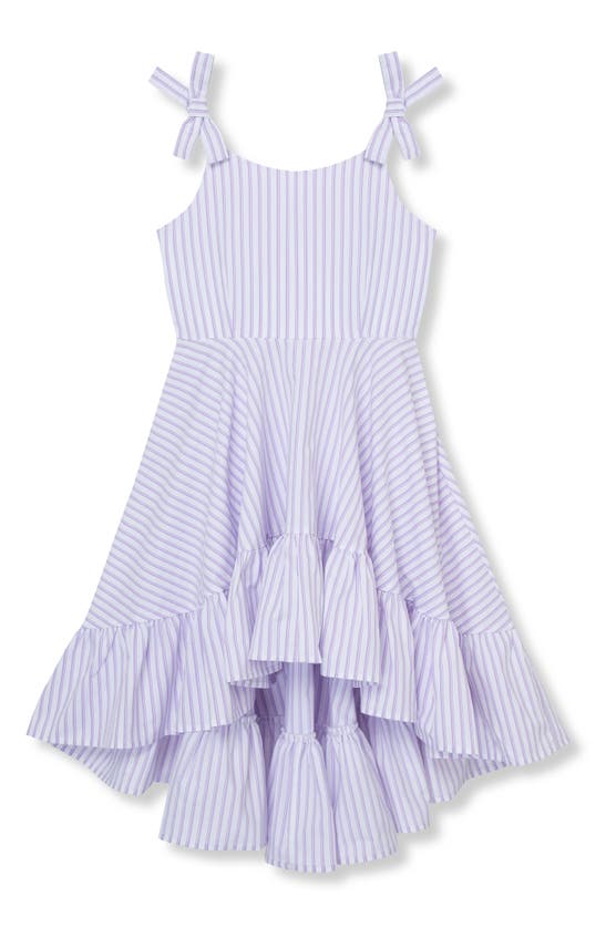 Shop Habitual Kids' Ruffle Dress In Lilac