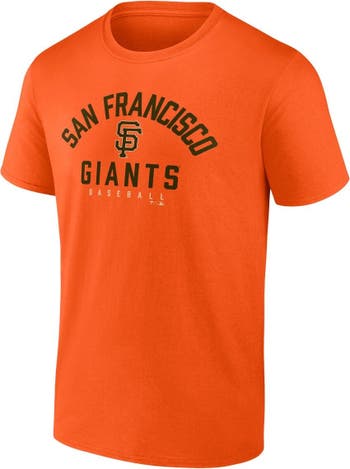 San Francisco Giants Fanatics Branded Official Logo T-Shirt - Orange