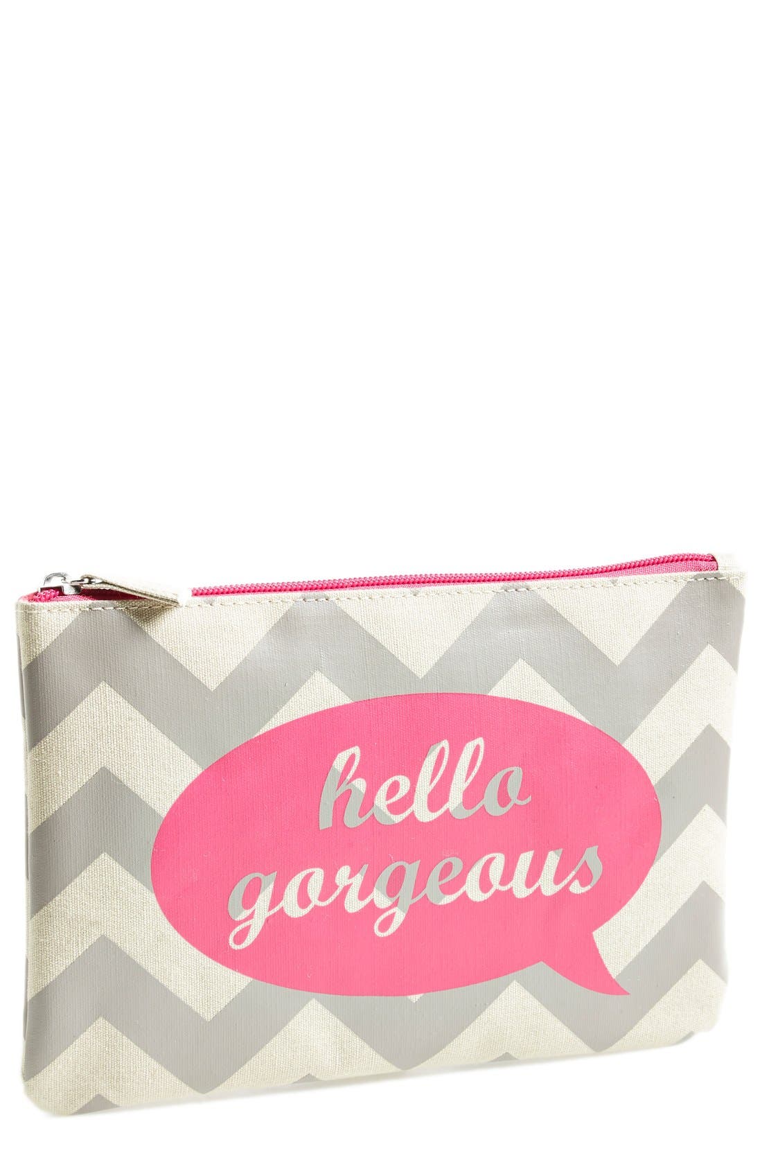 BAMKO 'Hello Flat Pouch Cosmetics Bag (Limited Edition