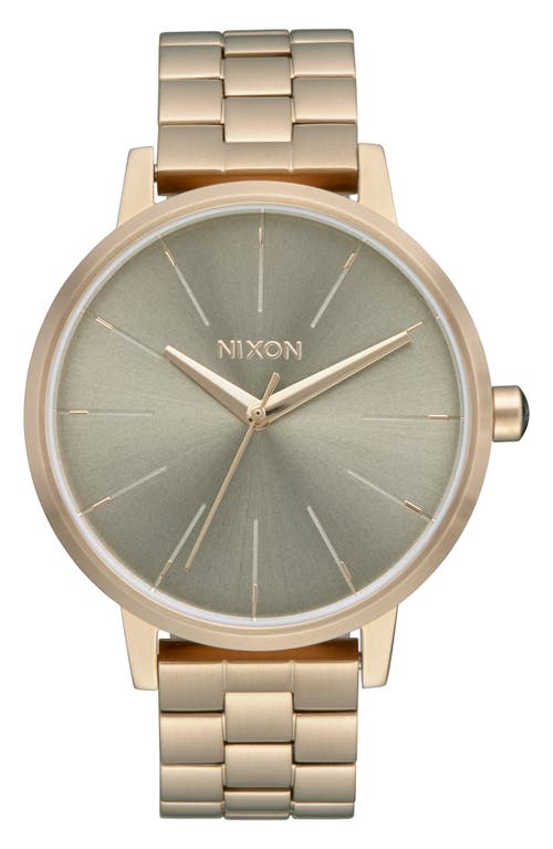 Nixon The Kensington Bracelet Watch, 37mm In Gold