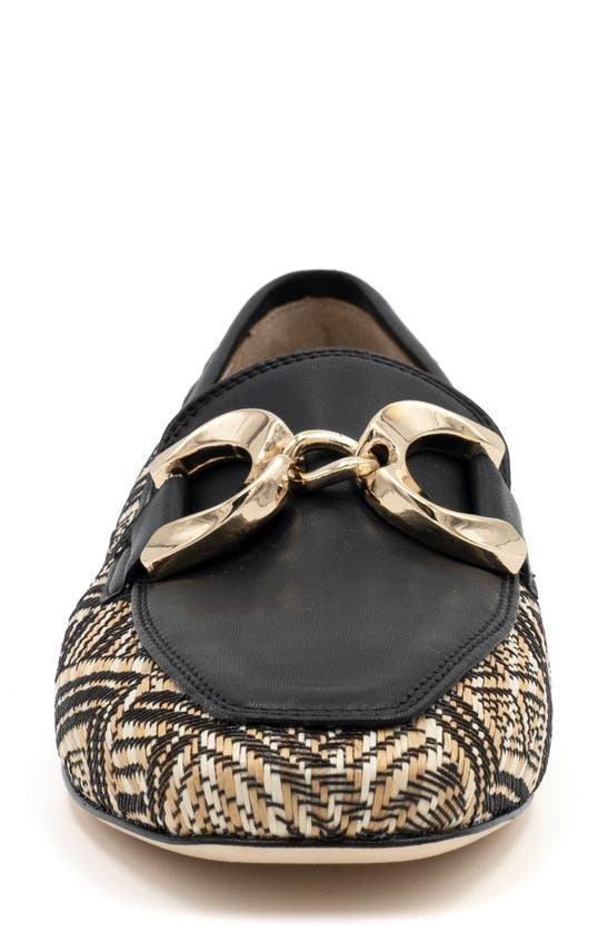 Amalfi By Rangoni Greve Loafer In Black Vittorio - Platinum Acc
