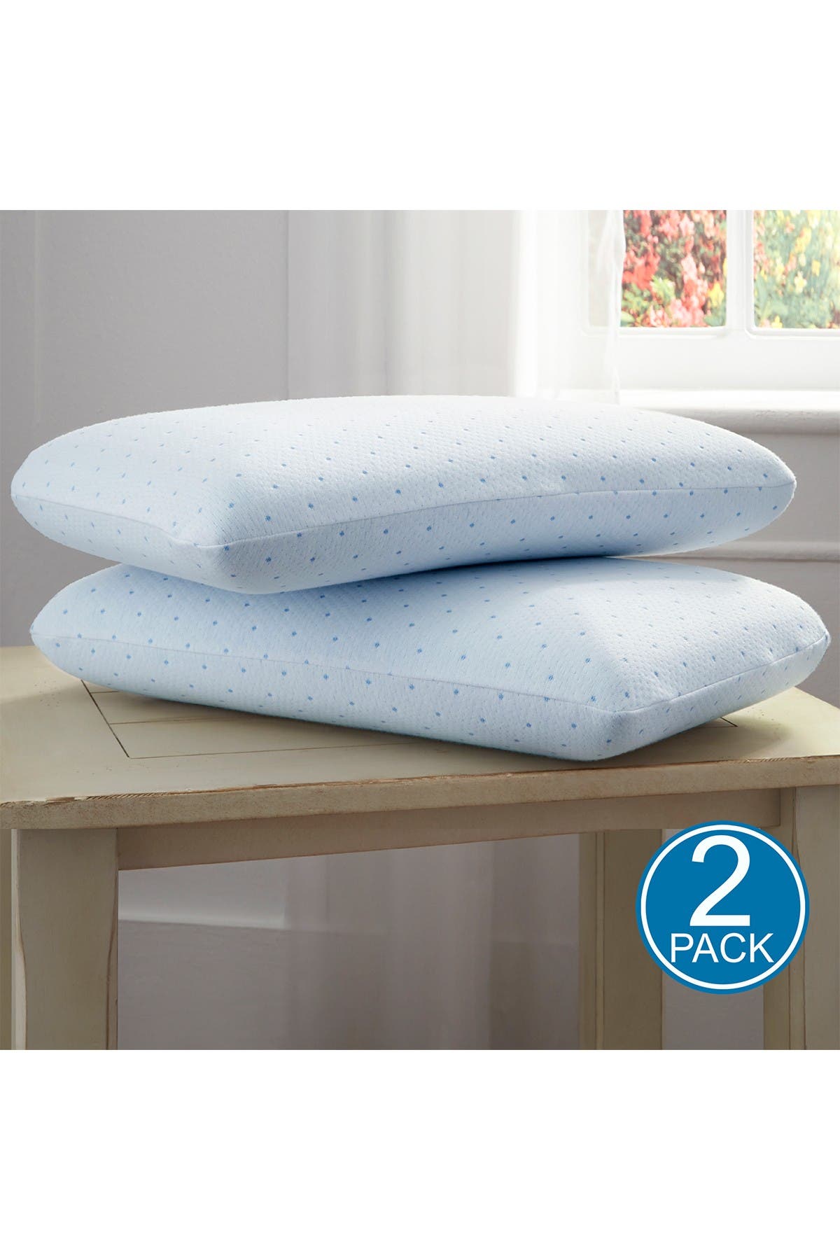blue sleep pillow