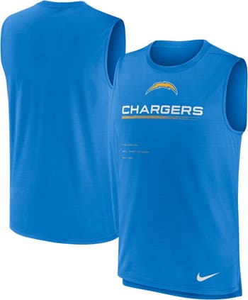Nike Men's Los Angeles Chargers 2023 Volt Black T-Shirt