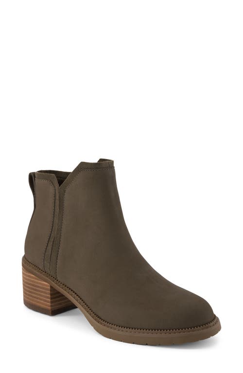 TOMS TOMS HAILEY WATER RESISTANT LEATHER BOOTIE