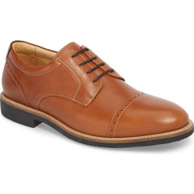 Johnston & Murphy Barlow Cap Toe Derby, Brown