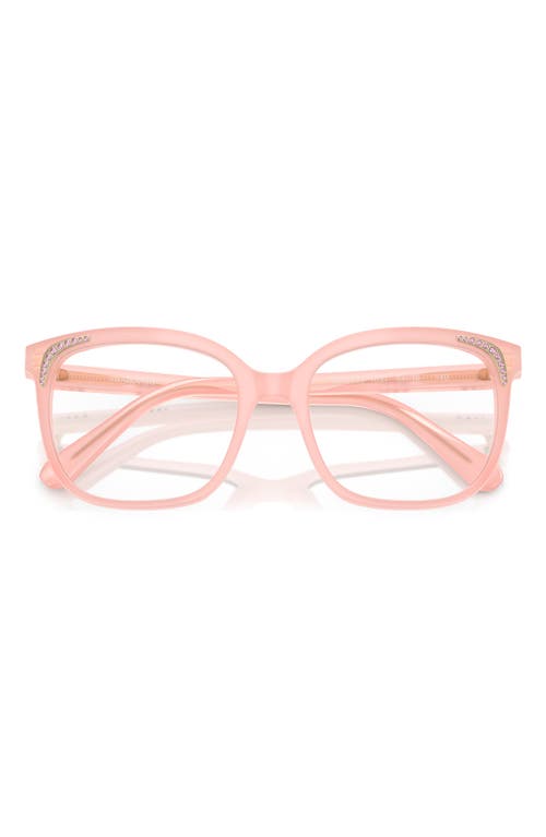 Swarovski 52mm Butterfly Optical Glasses In Milky Pink