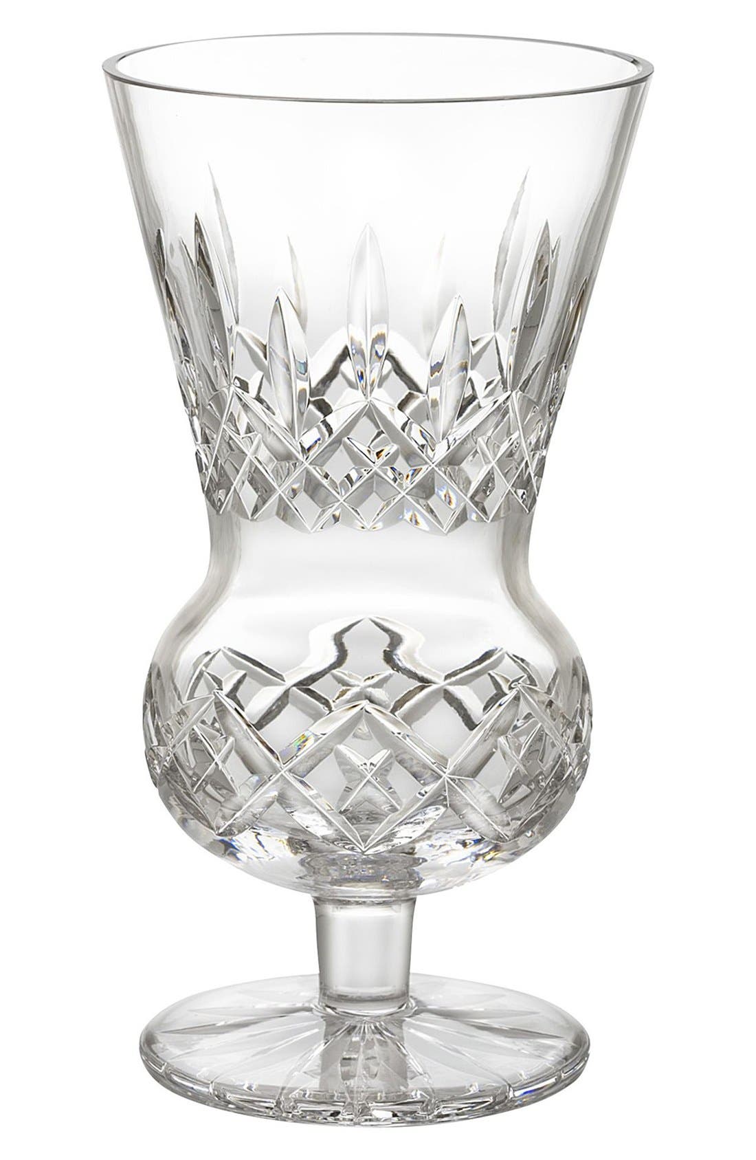 Waterford 'Lismore' Lead Crystal Thistle Vase Nordstrom