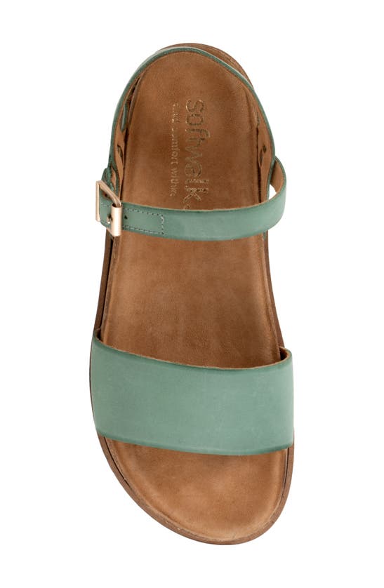 Shop Softwalk ® Upland Ankle Strap Sandal In Aqua