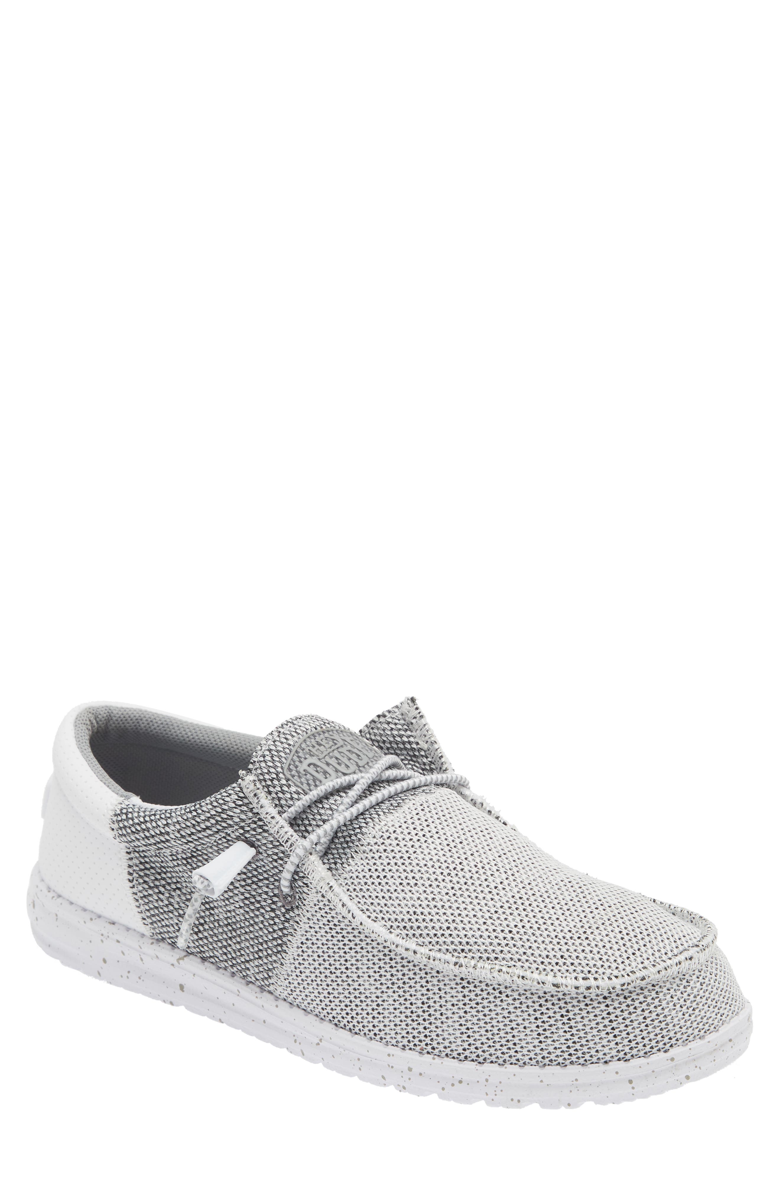 Hey Dude Wally Slip Slip-on Mules In White