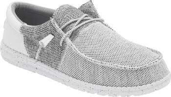 Hey Dude Wally Slip Slip-on Mules In White Hey Dude Wally Slip Slip-on Mules In White