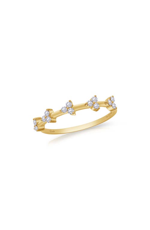 Hueb Reverie Trinity Diamond Band Ring in Yellow Gold at Nordstrom, Size 7