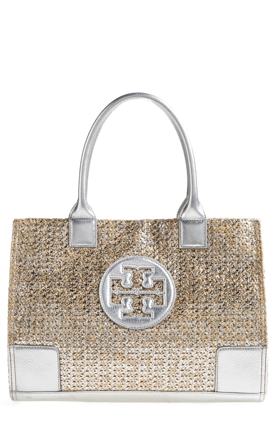 Tory Burch 'Mini Ella Tote' Metallic Shoulder Bag Nordstrom