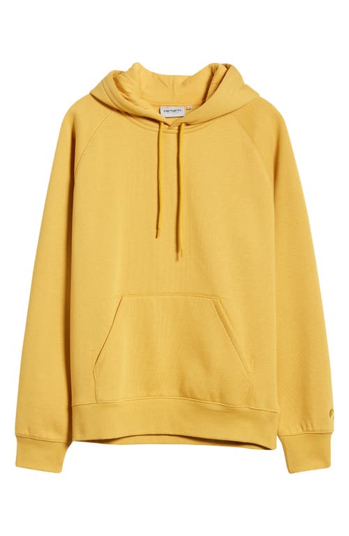 Shop Carhartt Work In Progress Chase Fleece Hoodie In Sunray/gold