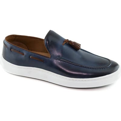 Marc Joseph New York Prince Street Tassel Loafer- Blue