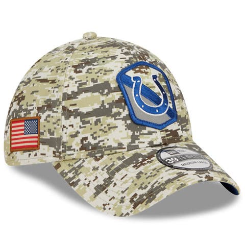 Men's New Era Gray Indianapolis Colts Secondary Logo 39THIRTY Flex Hat