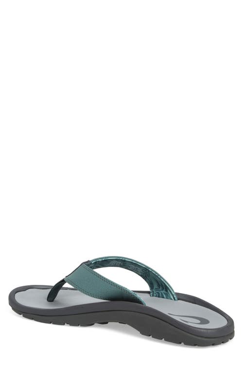 Shop Olukai Ohana Flip Flop In Star Pine/sharkskin