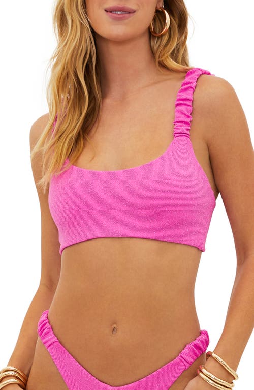Beach Riot Effie Bikini Top Petal Pink Scrunch at Nordstrom,