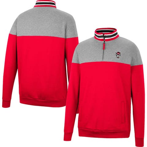 St. Louis Cardinals Under Armour Passion Performance Tri-Blend Quarter-Zip  Pullover Jacket - Red