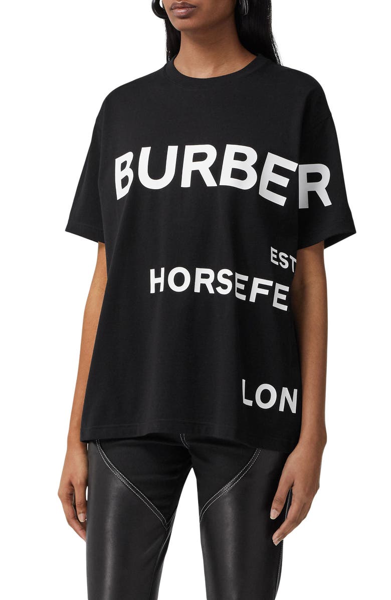 Burberry Carrick Horseferry Print Oversize Graphic Tee | Nordstrom