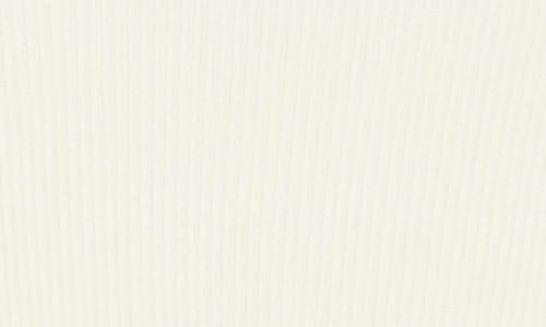 Ellen Tracy Stripe Ribbed Sweater In Marshmallow