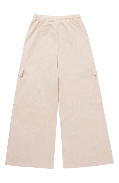 Shop Honor The Gift Wide Leg Cargo Pants In Bone