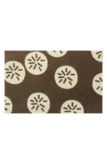 R16 Home Sand Dollar Doormat In Taupe Cream