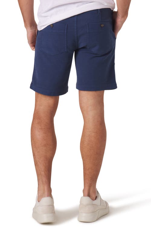 The Normal Brand Comfort Terry Utility Shorts In Dark Blue