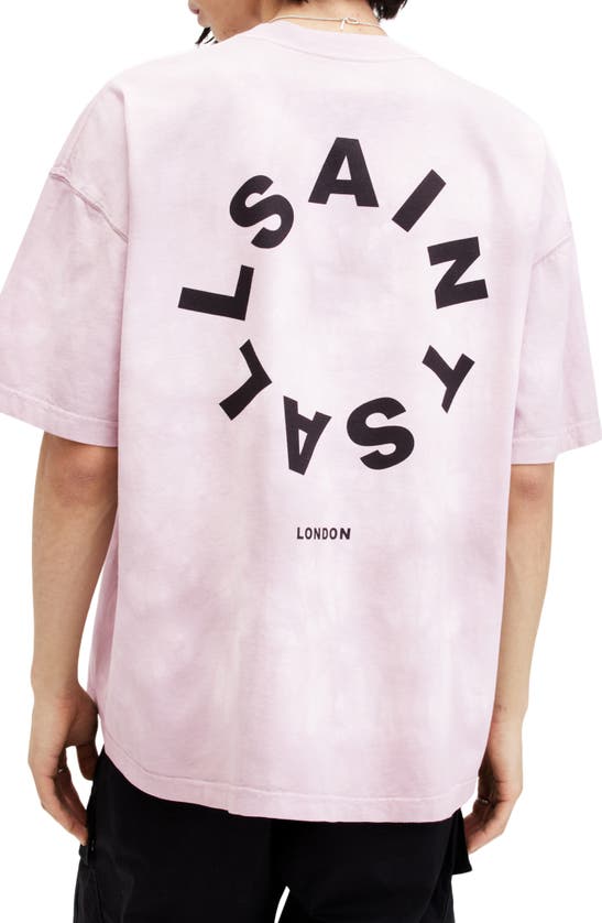 Shop Allsaints Tierra Logo Graphic T-shirt In Lilly White