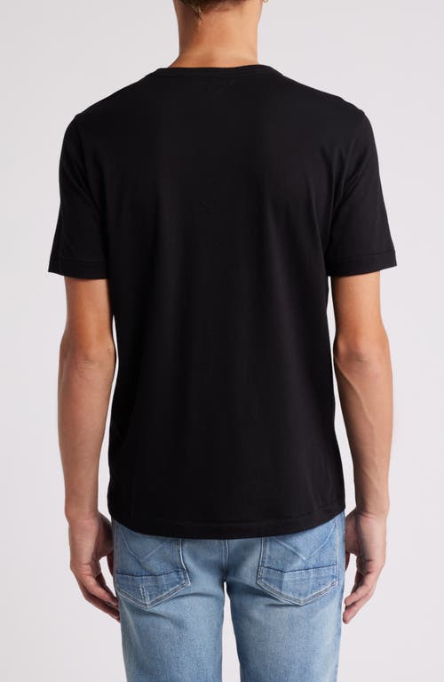 Merz B Schwanen Organic Pima Cotton T-shirt In Deep Black