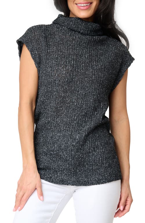 Shop Gibsonlook Funnel Neck Sweater In Black