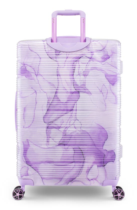 Vacay Spotlight Clear 2piece Lightweight Luggage Set In Purple ModeSens