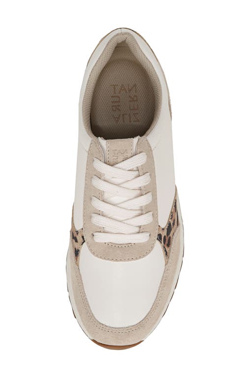 Naturalizer Shay Sneaker In Warm White/leopard