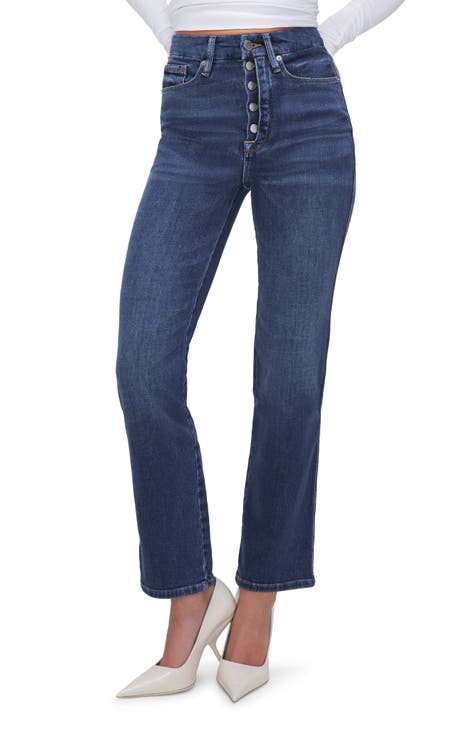 Spanx Ankle Straight Leg Jeans, Vintage Indigo – Burgundy Chic Boutique